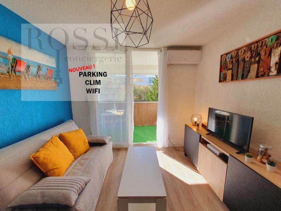 Suite Maya Parking Clim Wifi Centre-Ville Et Port - Rossiconciergerie - Linge Inclus La Grande Motte Extérieur photo
